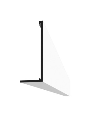 QIC AG02 Angle 38 X 15mm - 3m RAL 9010