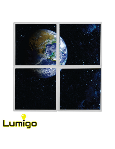 Lumigo Outer Space Led Panels 600mm x 600mm - Set of 4